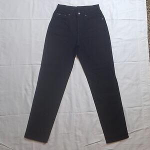 Black Lee Original Straight High Waist Denim Jeans Woman Sz 10 M